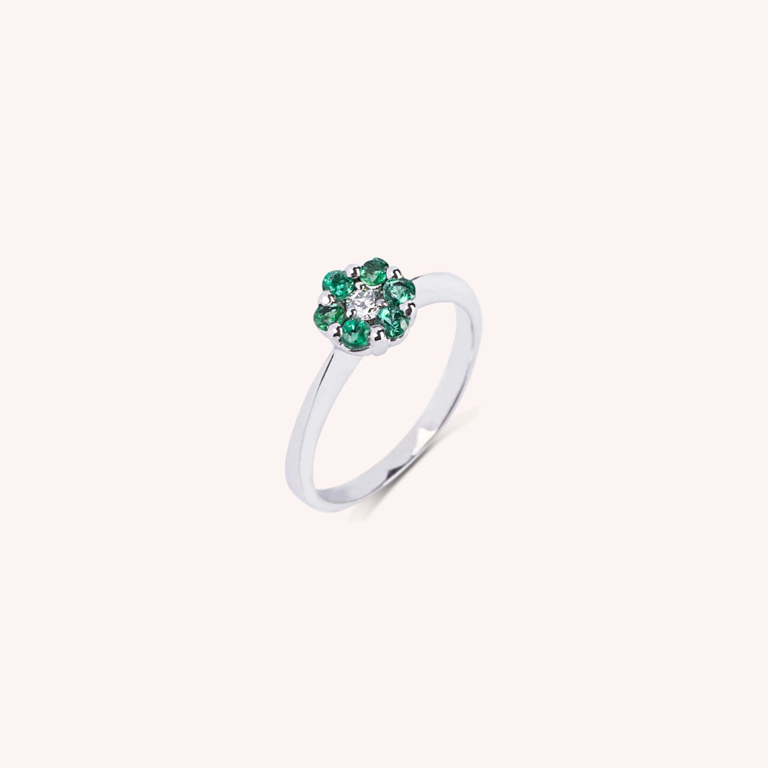 Anello Flora Smeraldi
