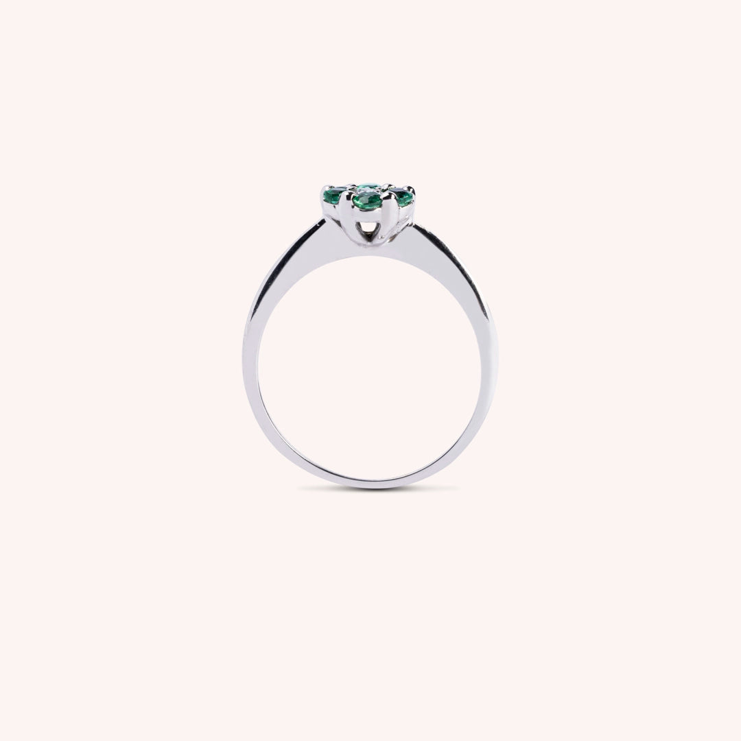 Anello Flora Smeraldi