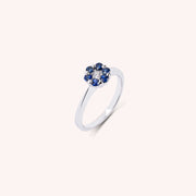 Anello Flora Zaffiri - Varengo Gioielli