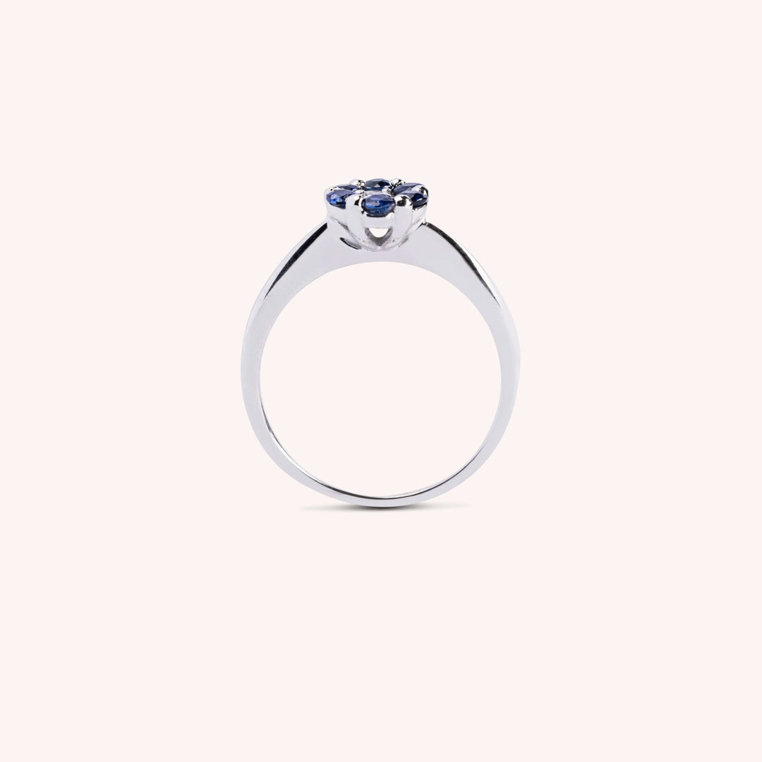 Anello Flora Zaffiri