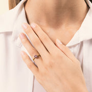 Anello Flora Rubini - Varengo Gioielli