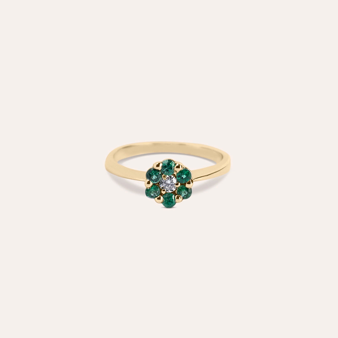 Anello Flora Smeraldi