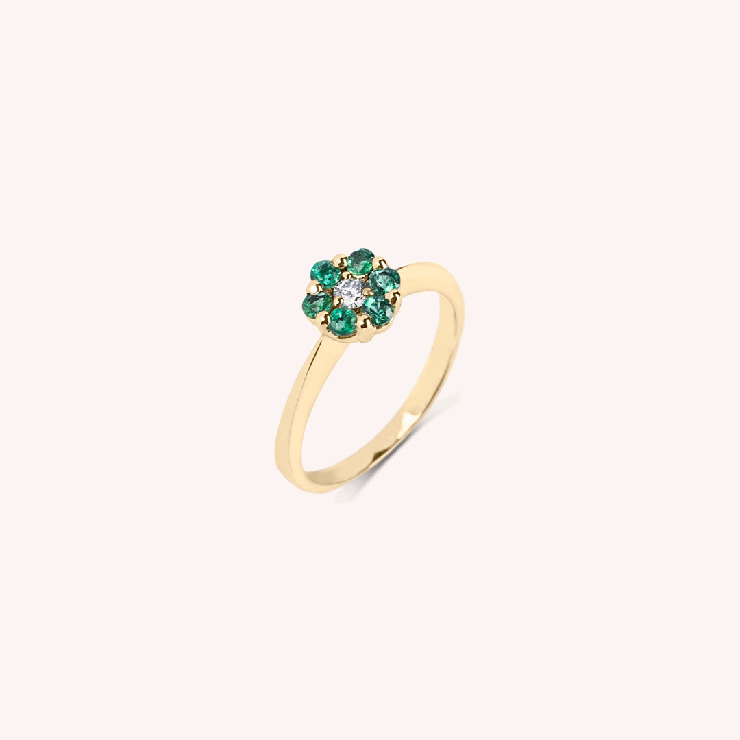 Anello Flora Smeraldi