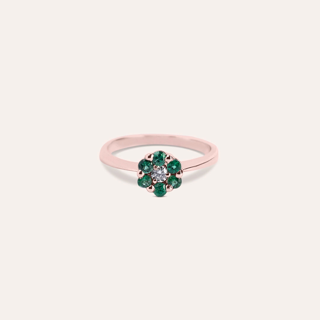 Anello Flora Smeraldi