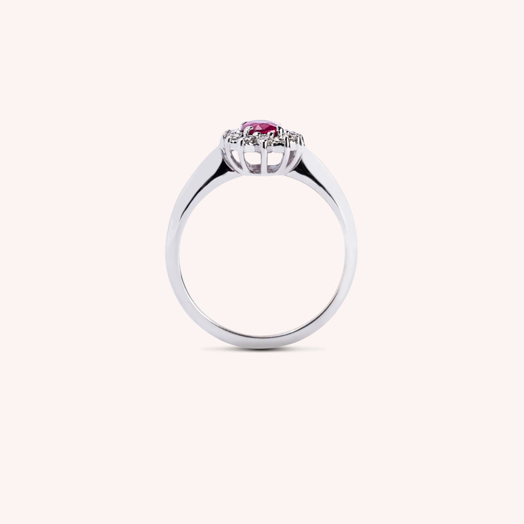 Anello Iris Rubino 5x7