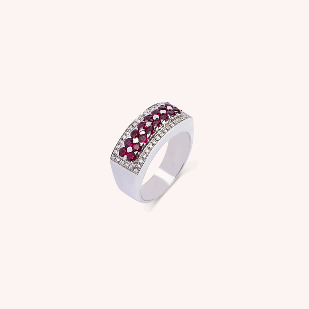 Anello Phoese Rubini