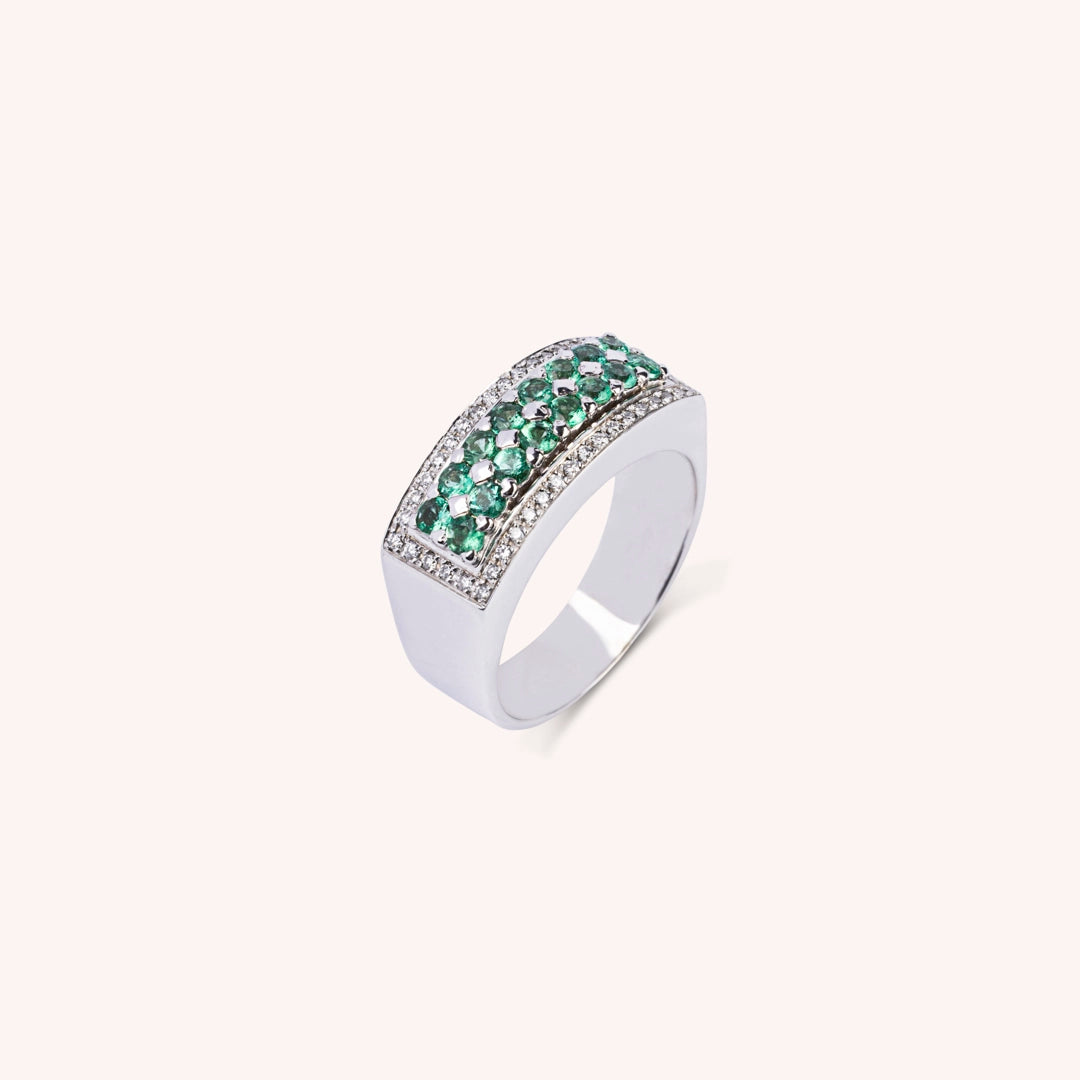 Anello Phoese Smeraldi