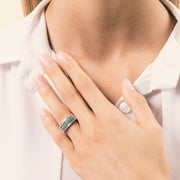 Anello Phoese Smeraldi - Varengo Gioielli