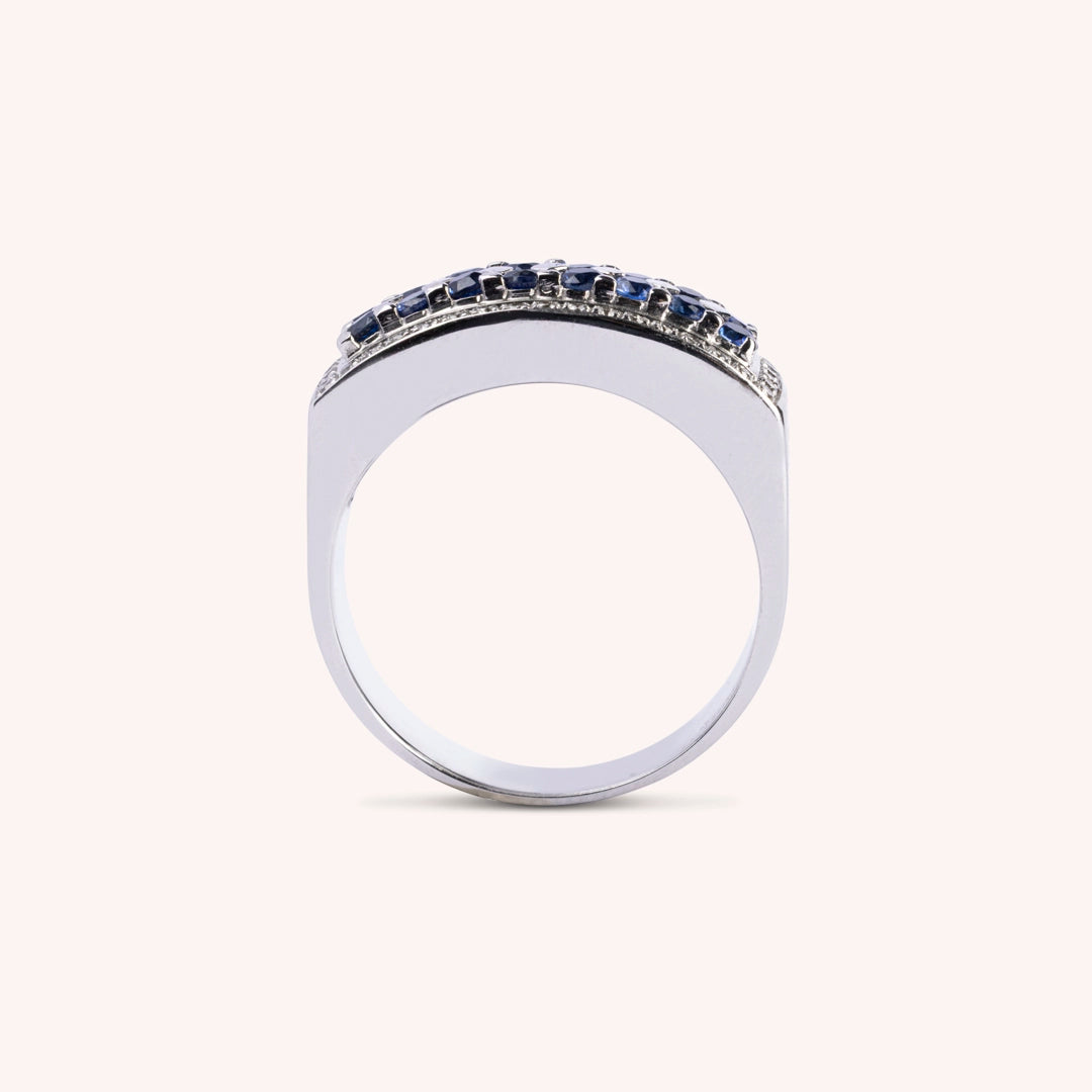 Anello Phoese Zaffiri