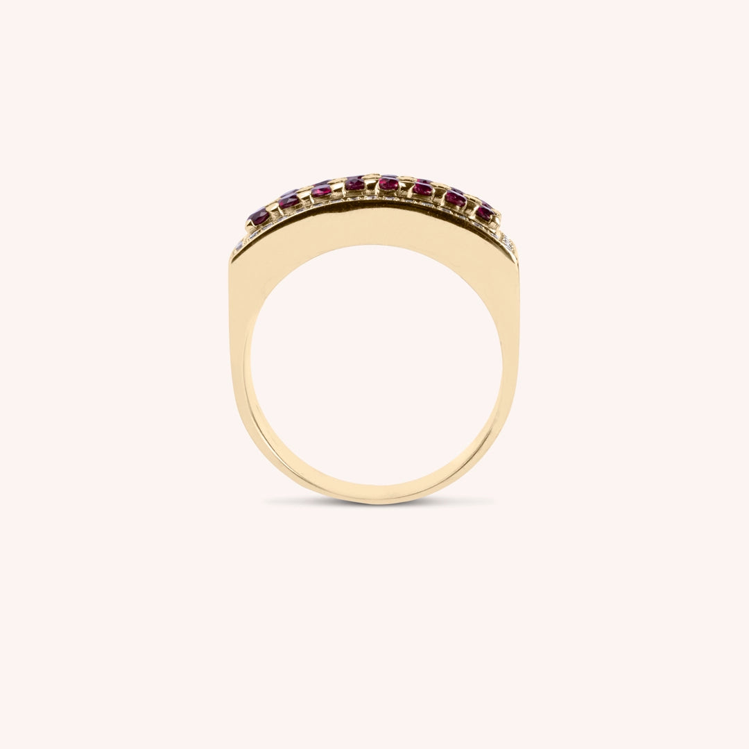 Anello Phoese Rubini