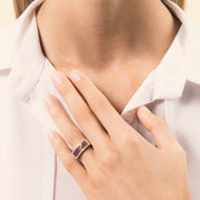 Anello Phoese Rubini - Varengo Gioielli