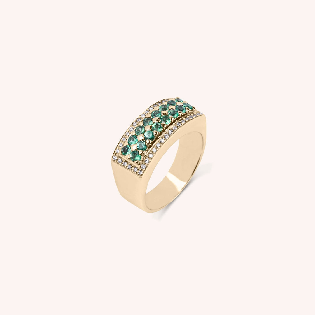 Anello Phoese Smeraldi