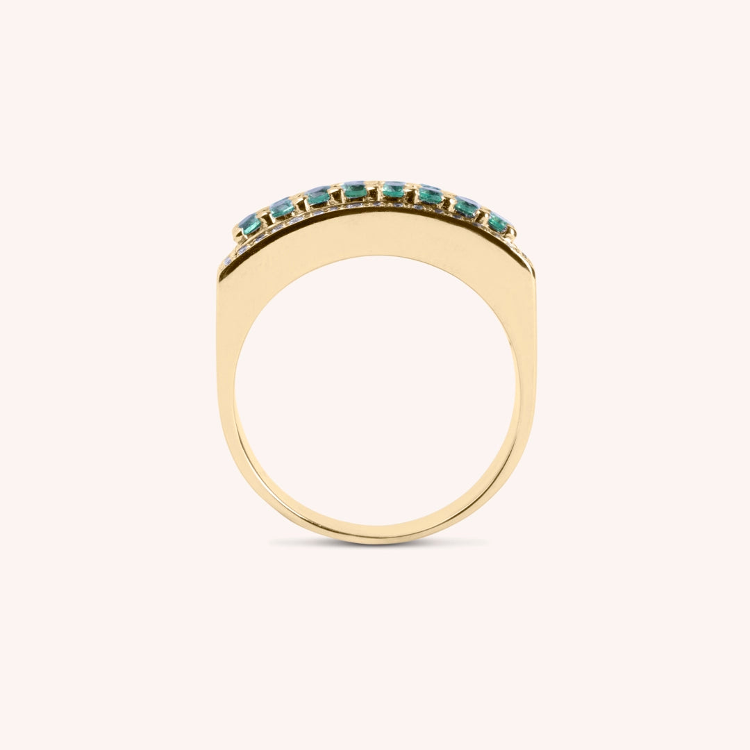 Anello Phoese Smeraldi