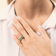 Anello Phoese Smeraldi - Varengo Gioielli