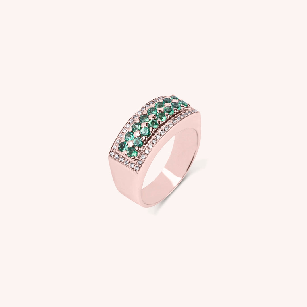 Anello Phoese Smeraldi