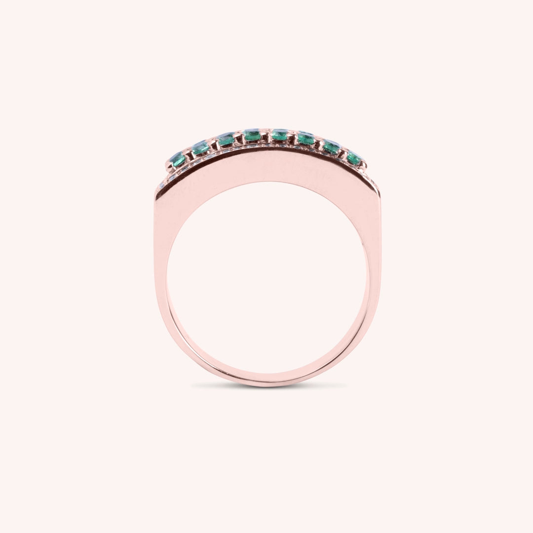 Anello Phoese Smeraldi