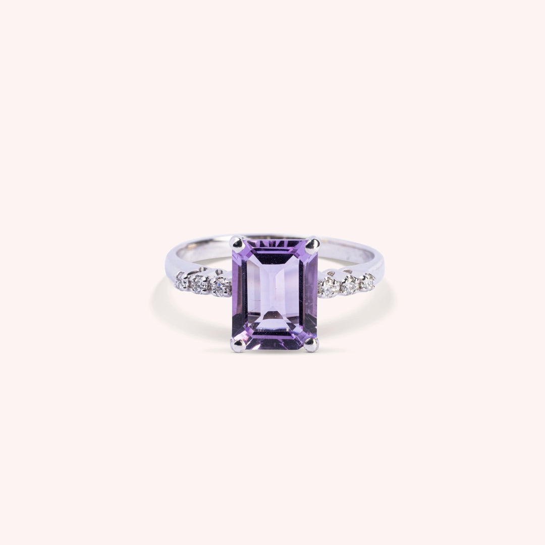 Anello Selene Ametista