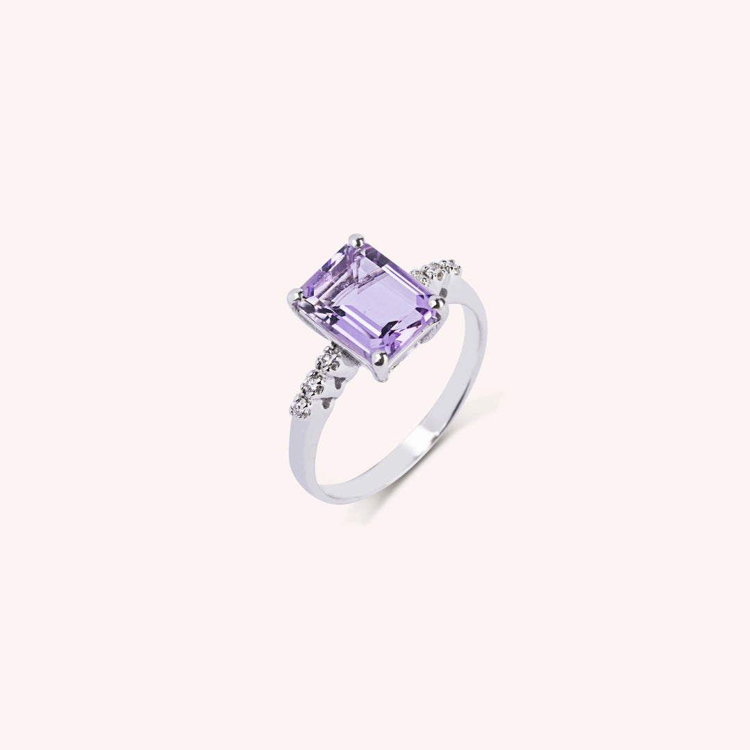 Anello Selene Ametista