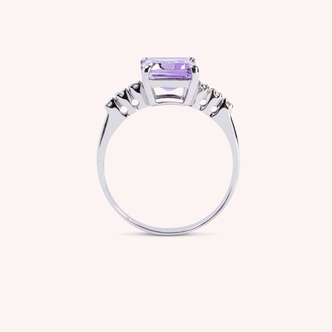 Anello Selene Ametista
