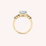 Anello Selene Acquamarina - Varengo Gioielli