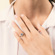 Anello Selene Acquamarina - Varengo Gioielli