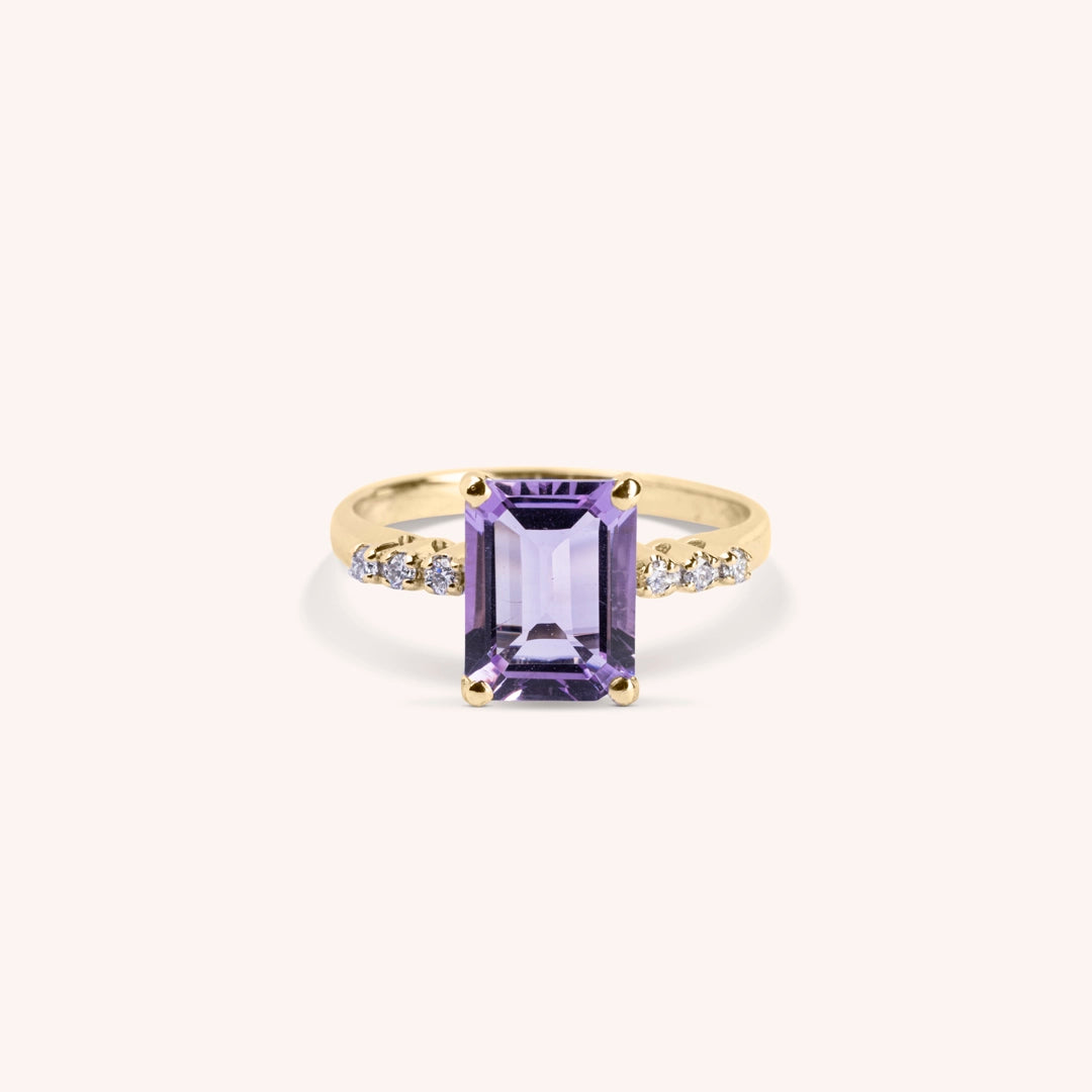 Anello Selene Ametista
