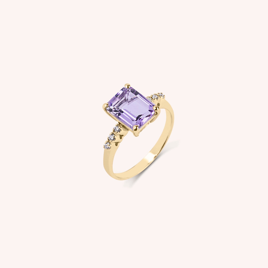 Anello Selene Ametista