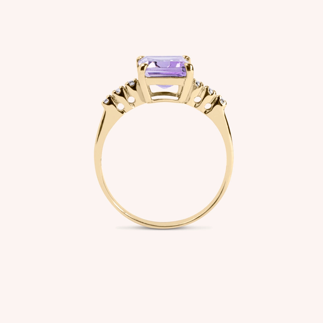 Anello Selene Ametista