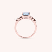 Anello Selene Acquamarina - Varengo Gioielli