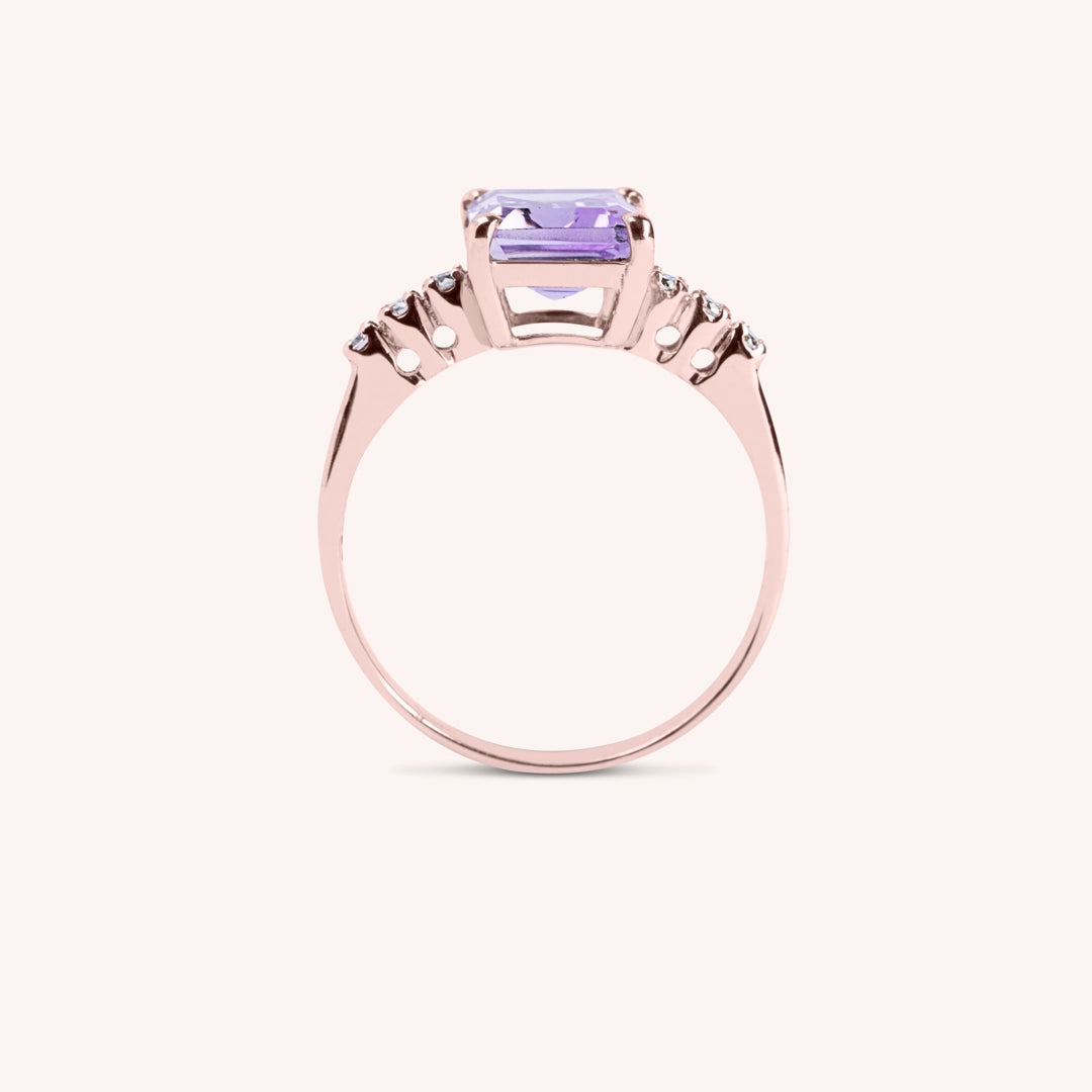 Anello Selene Ametista