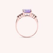 Anello Selene Ametista - Varengo Gioielli