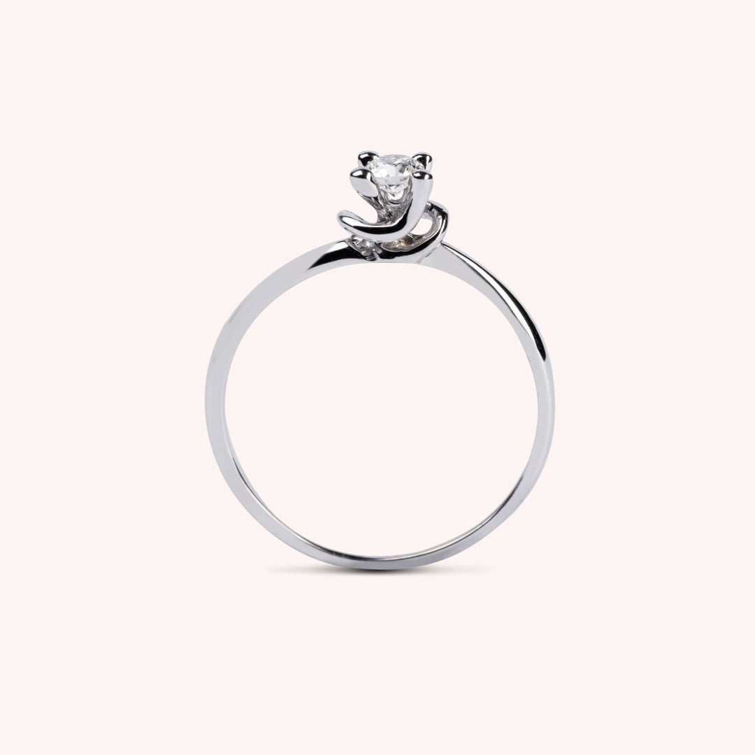 Anello Solitario Ade