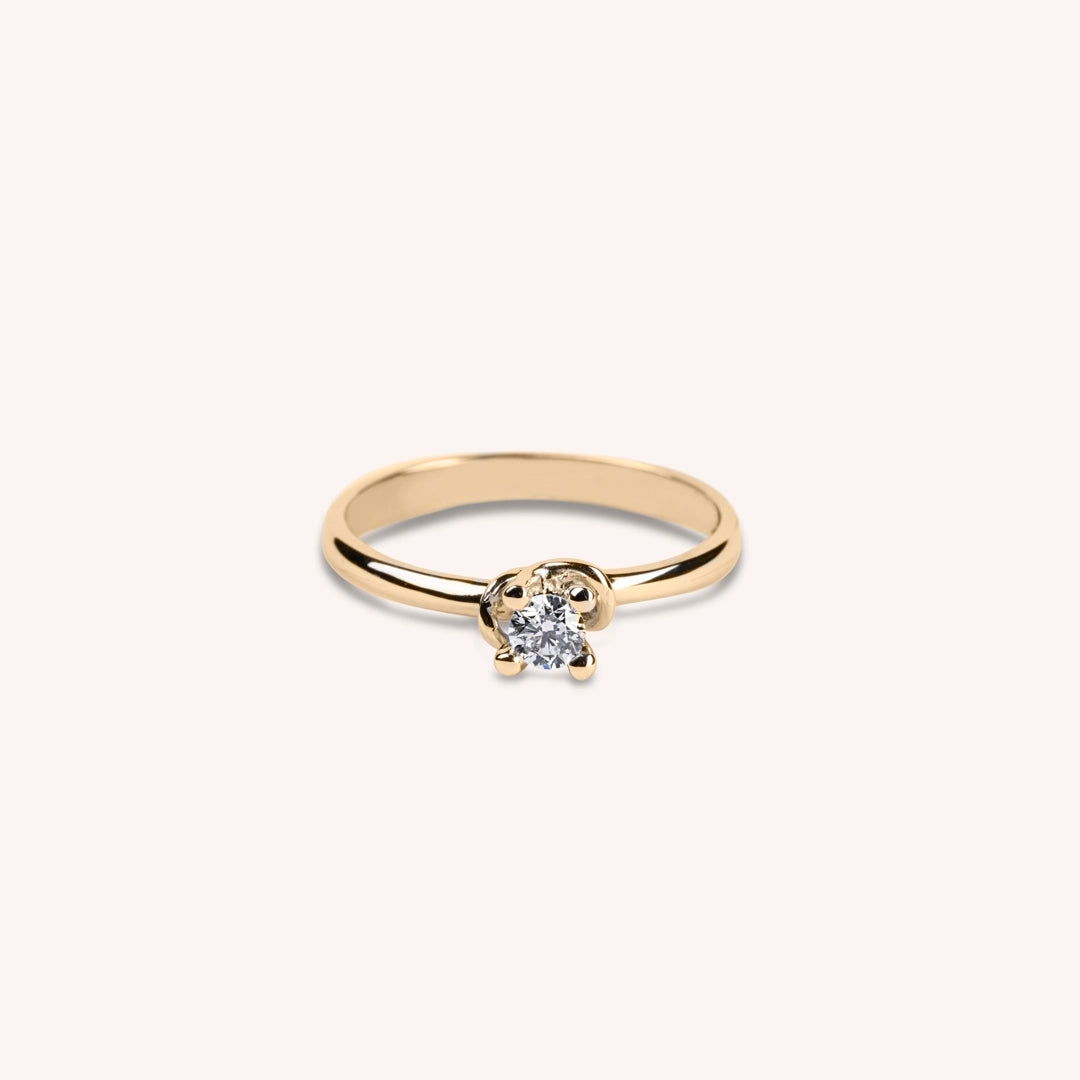 Anello Solitario Ade