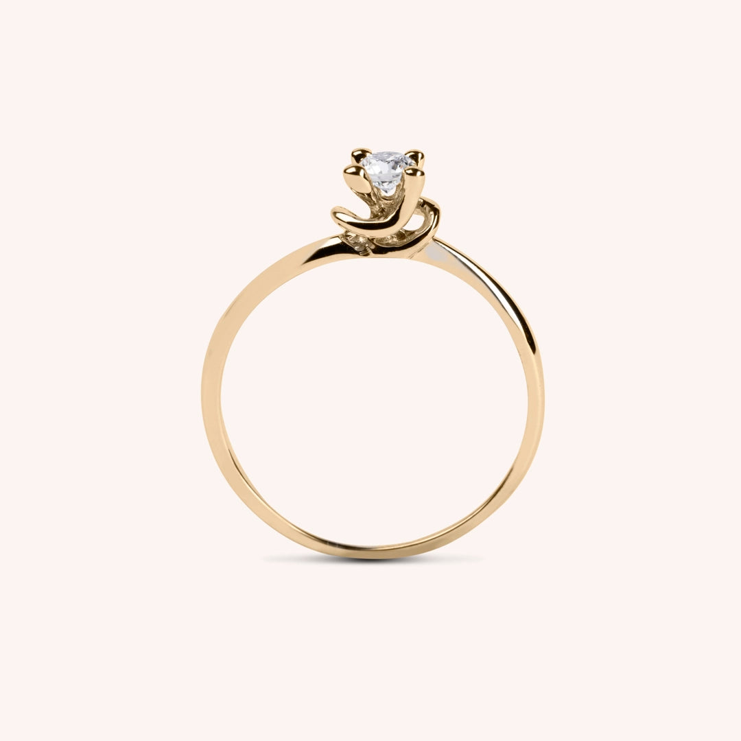 Anello Solitario Ade