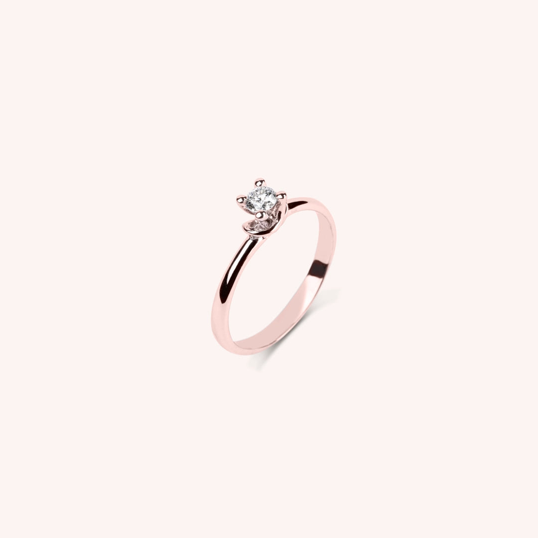 Anello Solitario Ade