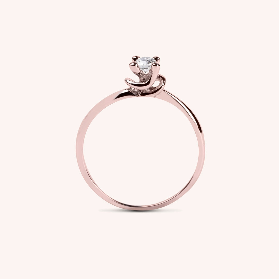Anello Solitario Ade