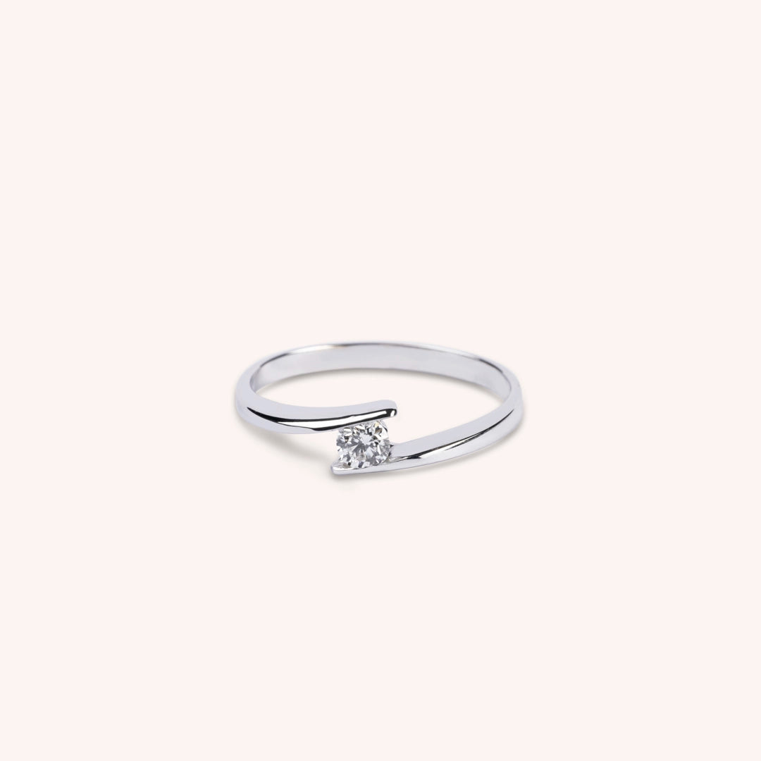 Anello Solitario Algea
