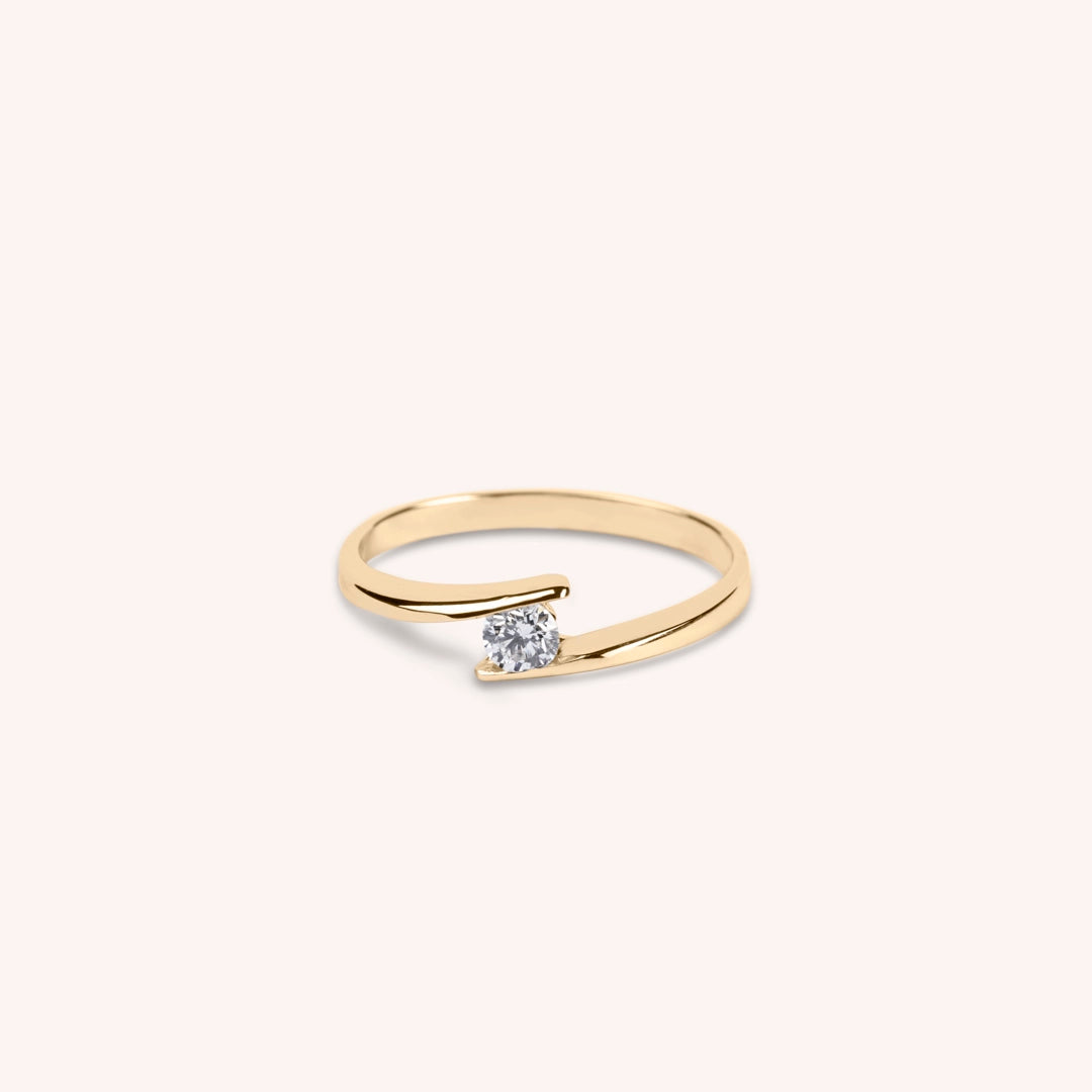 Anello Solitario Algea