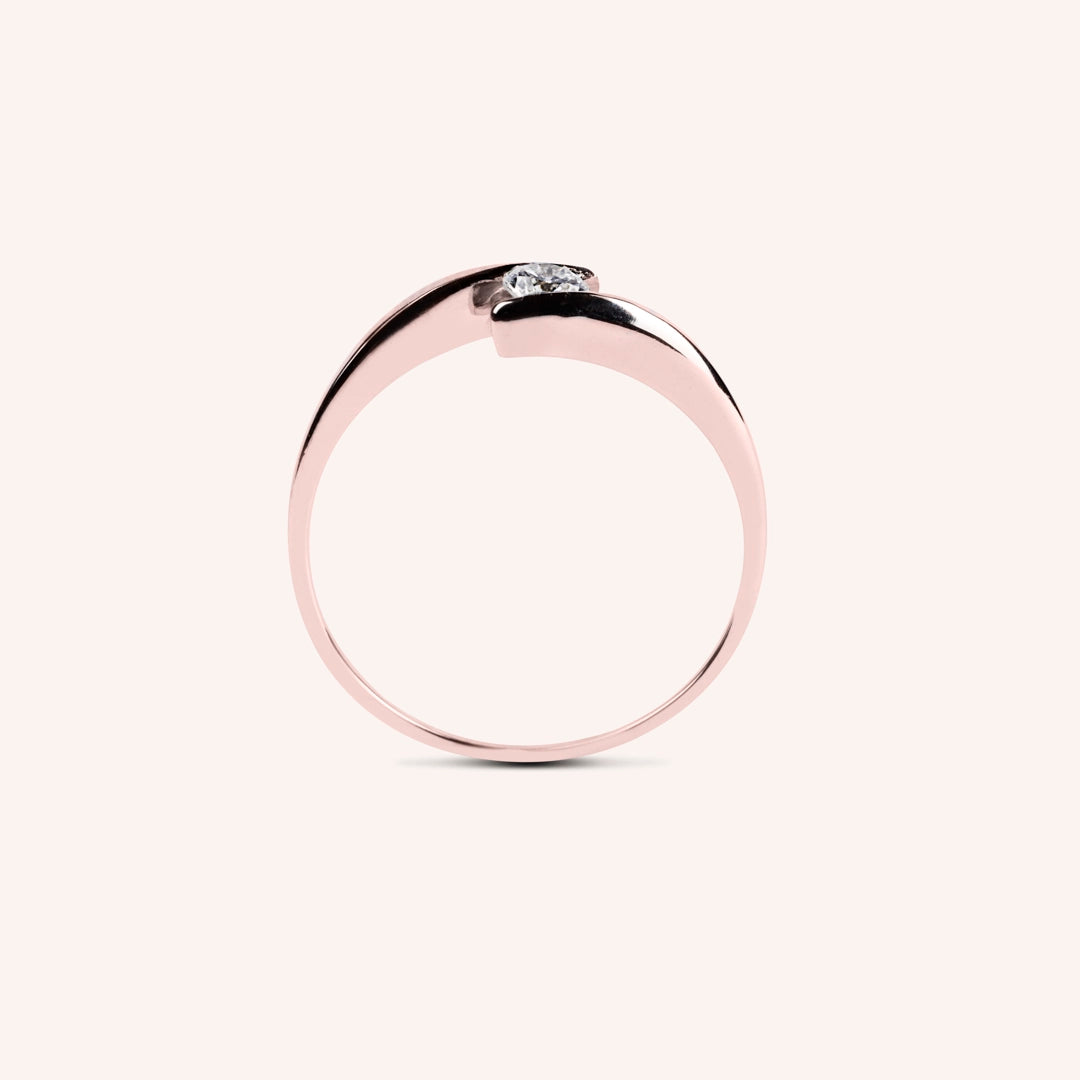 Anello Solitario Algea