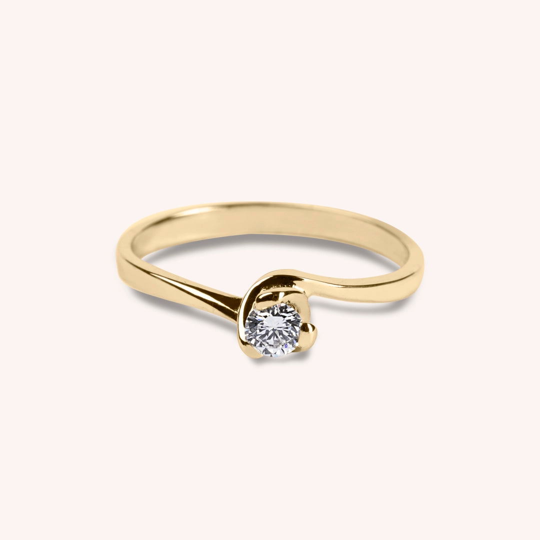 Anello Solitario Apollo