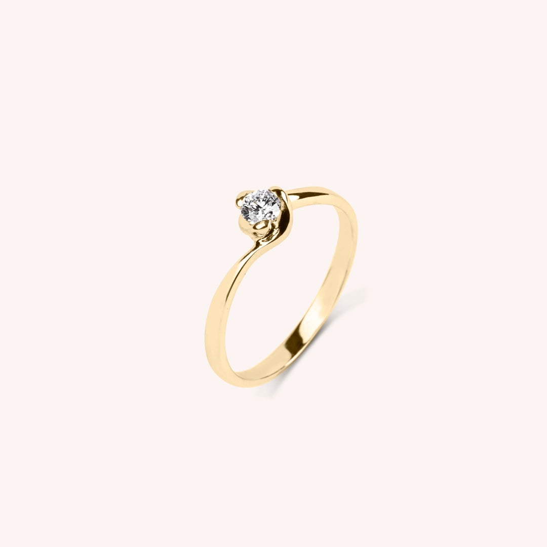Anello Solitario Apollo
