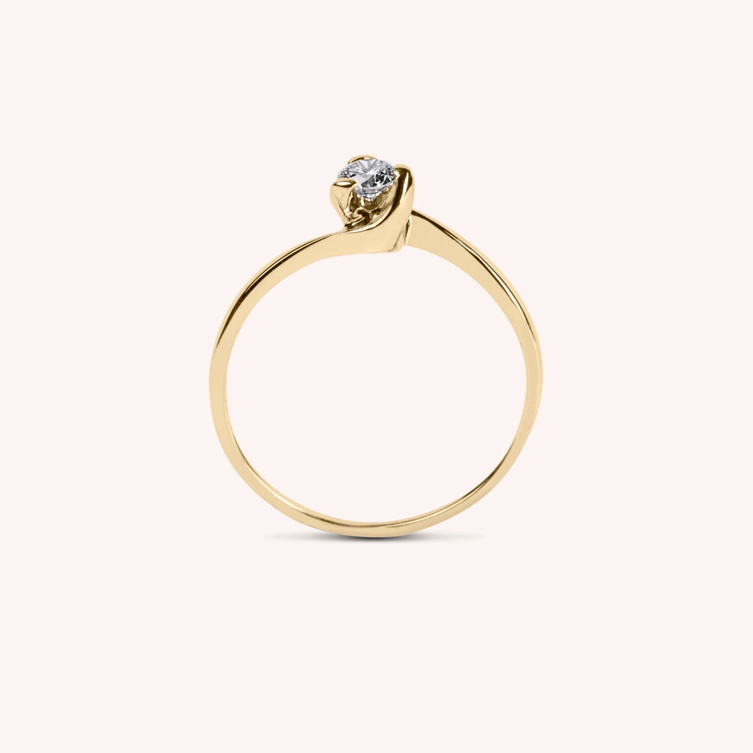 Anello Solitario Apollo