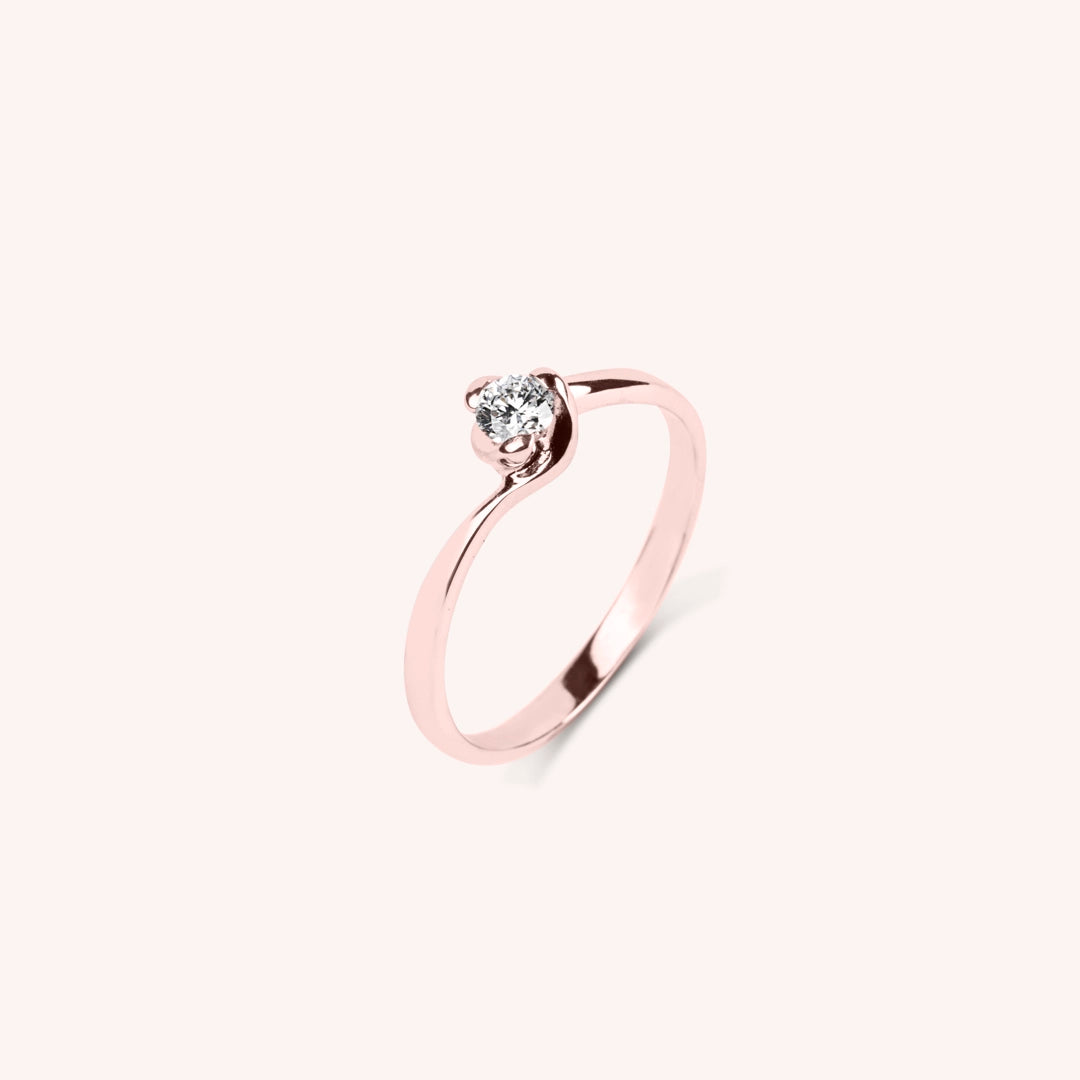 Anello Solitario Apollo