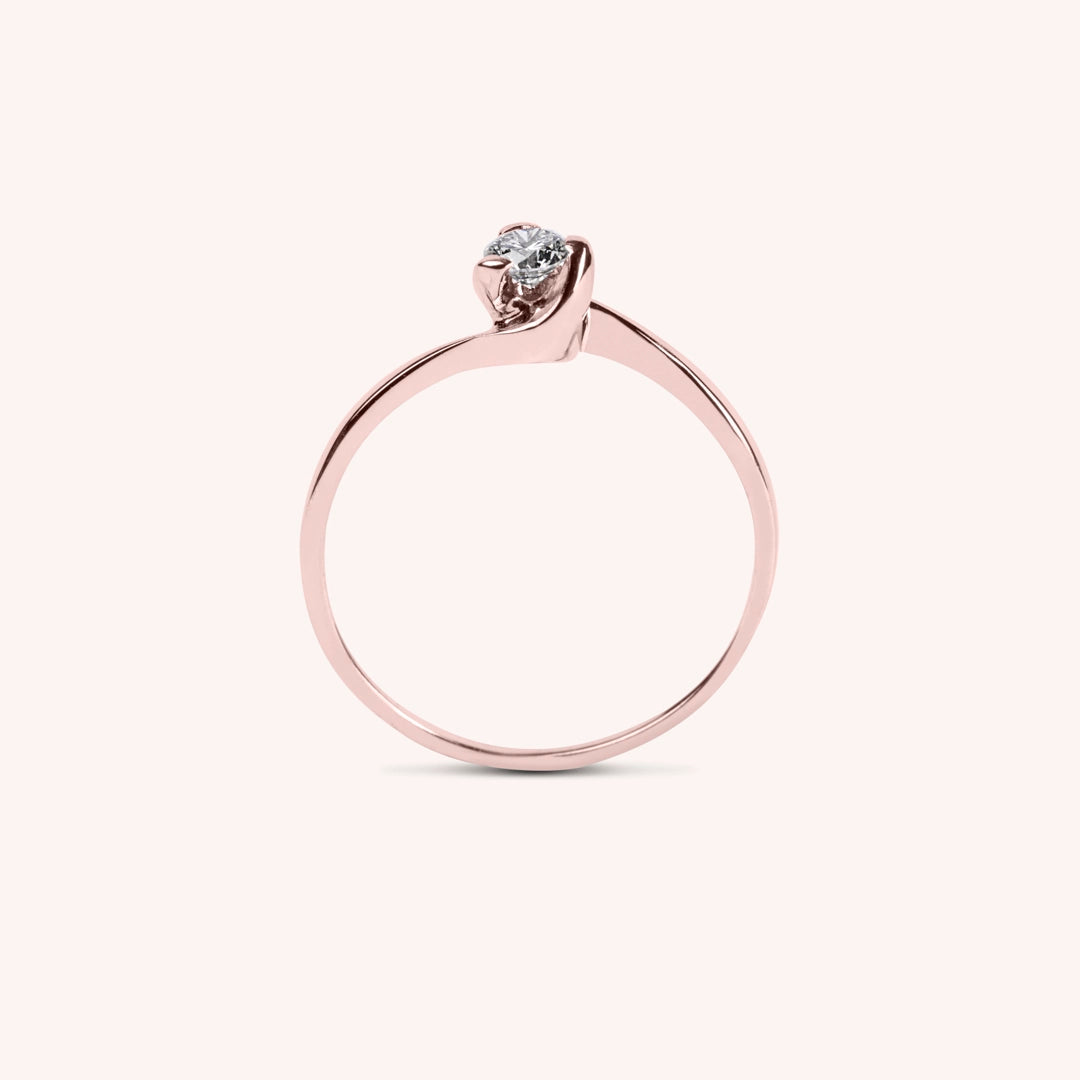 Anello Solitario Apollo