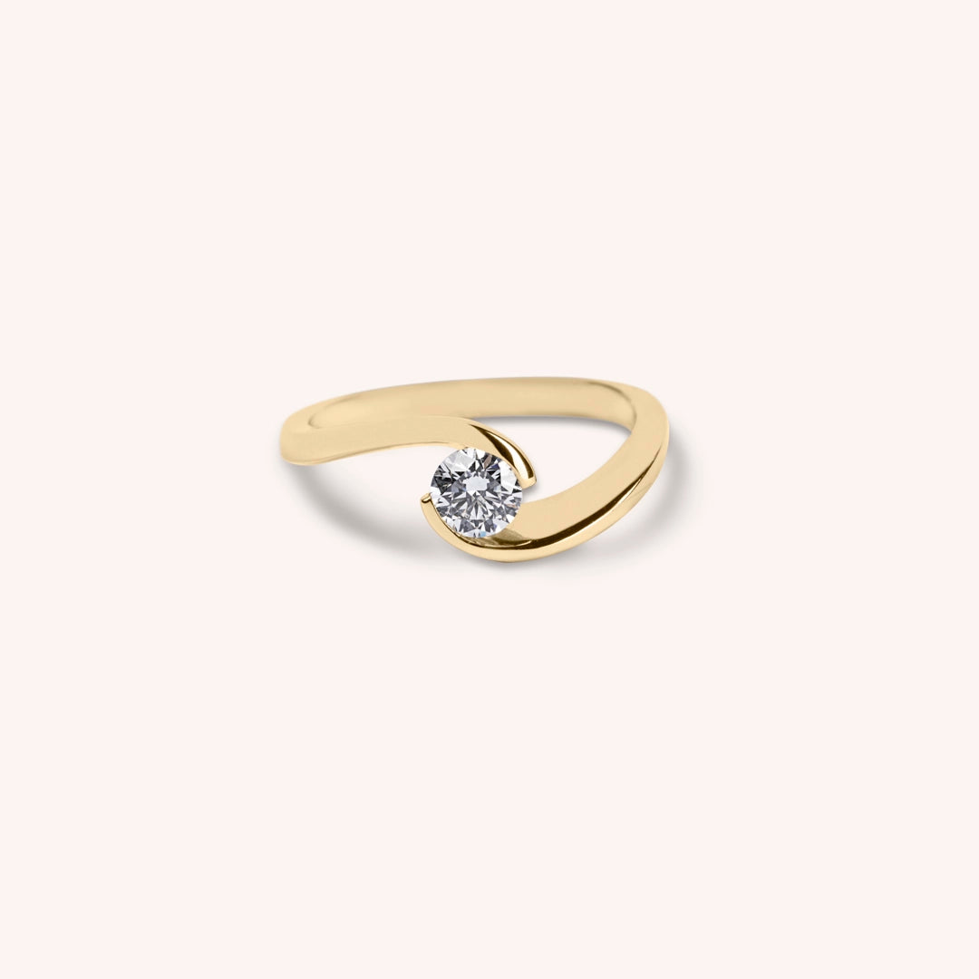 Anello Solitario Calipso