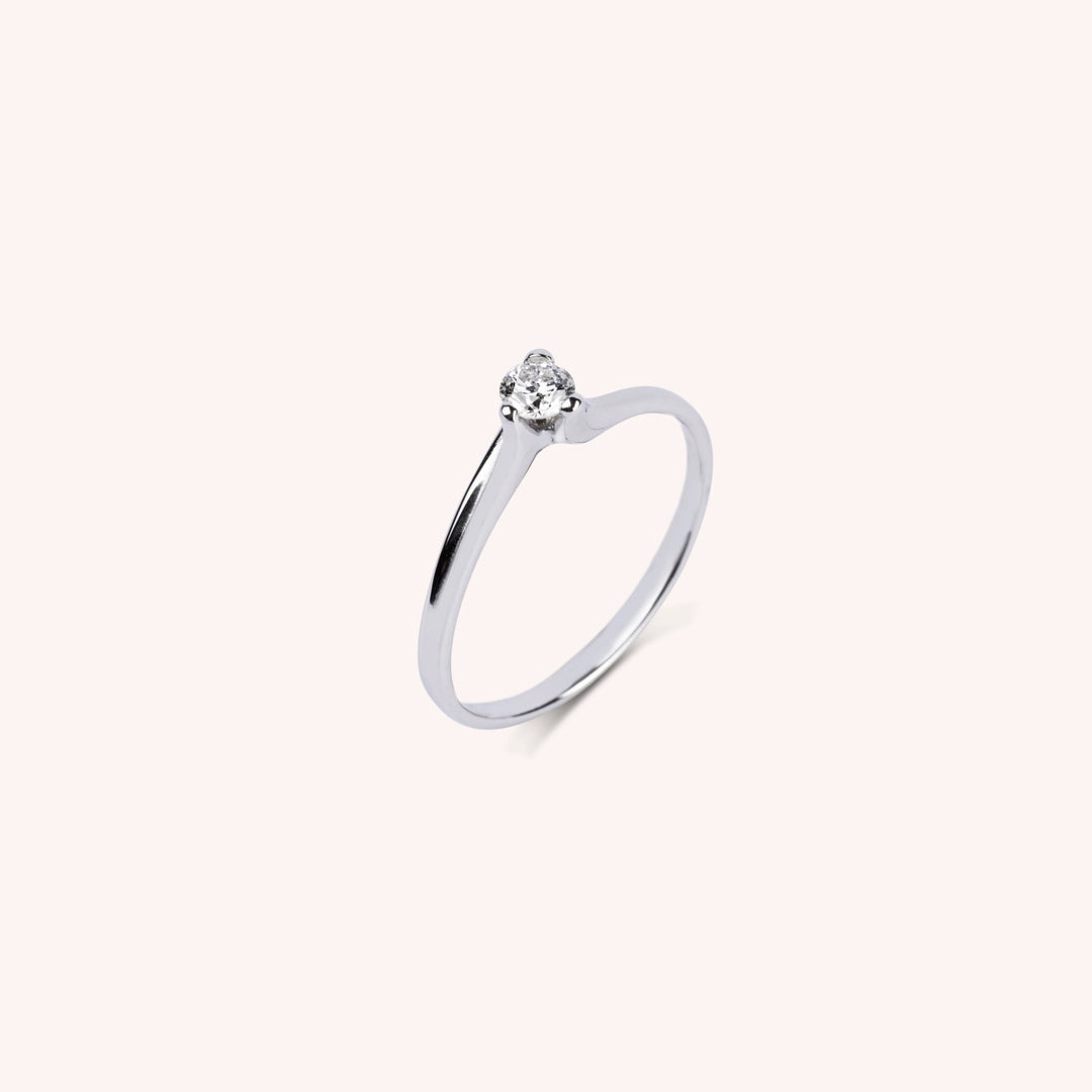 Anello Solitario Dike