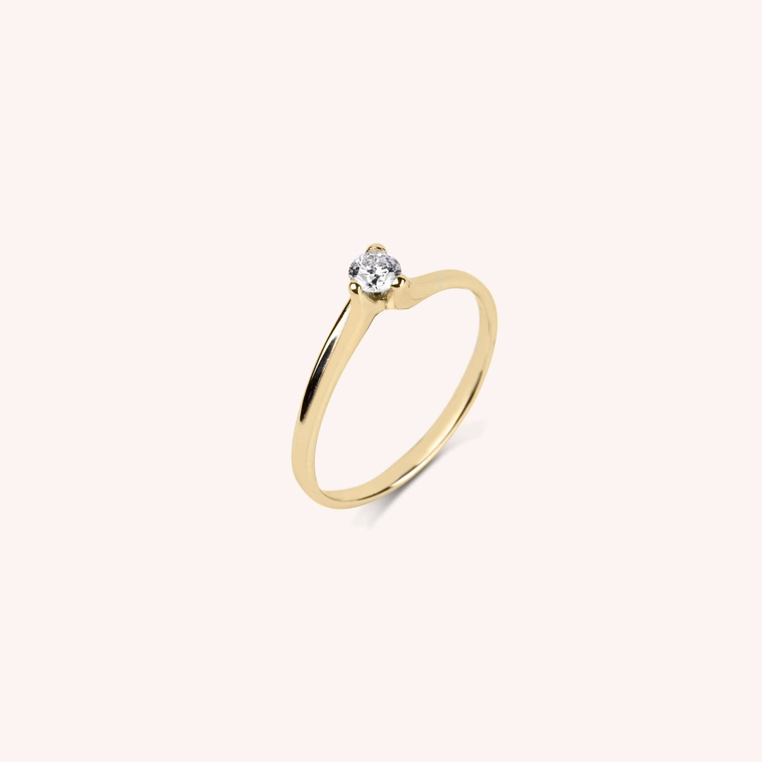 Anello Solitario Dike