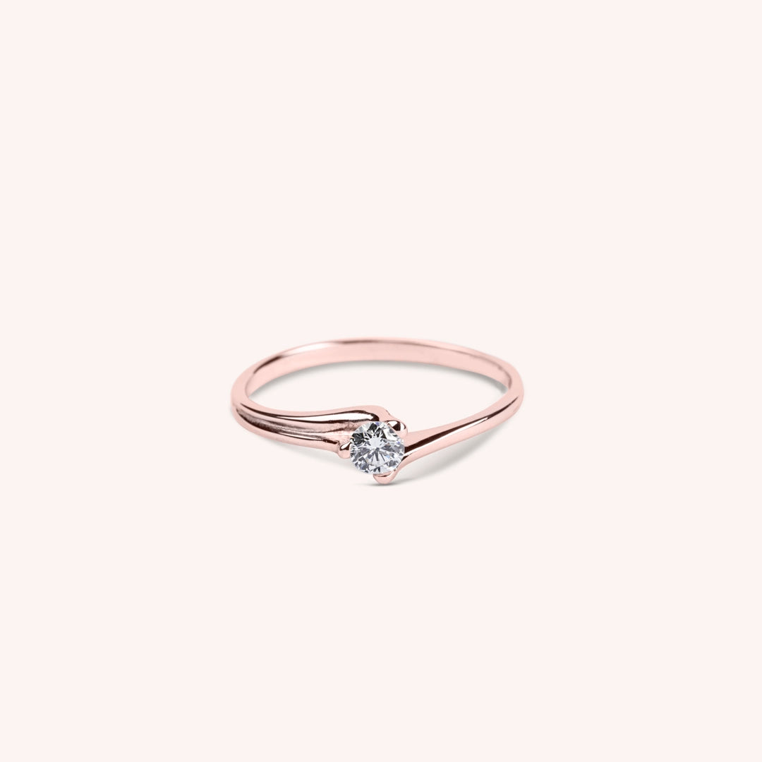 Anello Solitario Dike