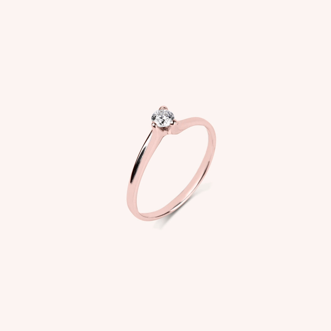 Anello Solitario Dike