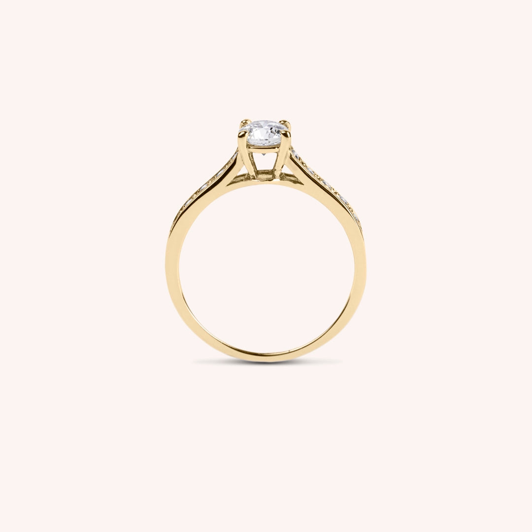 Anello Solitario Dione